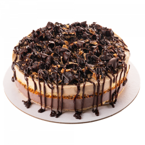 كيكة ايس كريم قهوة ودبل شوكلت