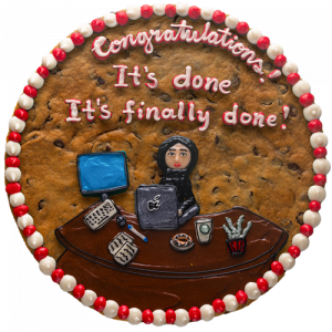 Congratulation Cookie Cake
