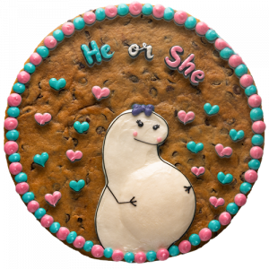 New Born Cookie Cake