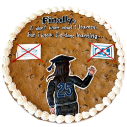 كوكي كيك. التخرج