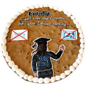 Graduation Cookie Cake