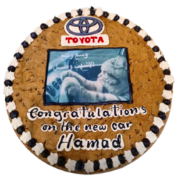 Congratulation Cookie Cake