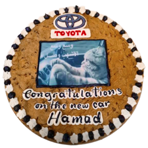 Congratulation Cookie Cake