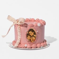 Mother’s Day Cake Pink  Cute Cake